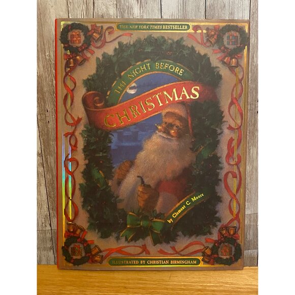The Night Before Christmas w/ Letter to Santa, 11 Stickers - C.Moore Ages 2 - 12 - Picture 8 of 14